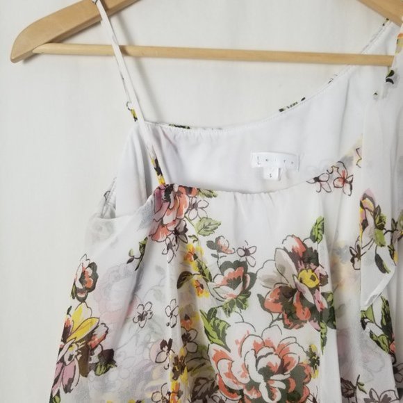NWT Leith floral off the shoulder top size Small (143) - Picture 2 of 8